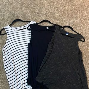 Lot of 3 old navy Luxe tank tops
